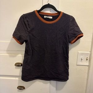 Roolee thick striped T-shirt